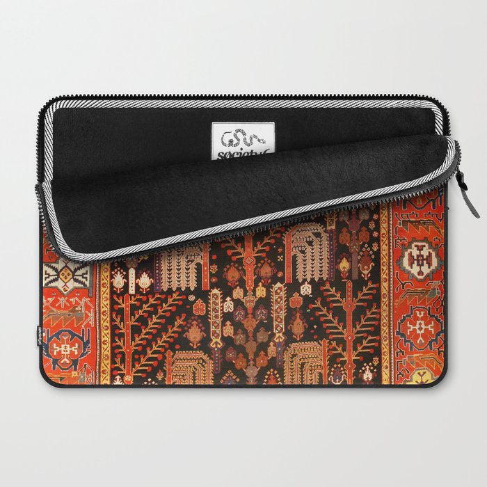 Floral Persian Bakhtiari Rug Print Laptop Sleeve Gallery Image 2