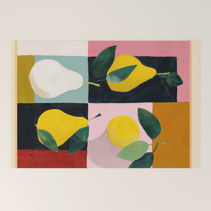 Modern Pears Still Life I Welcome Mat Gallery Image 2
