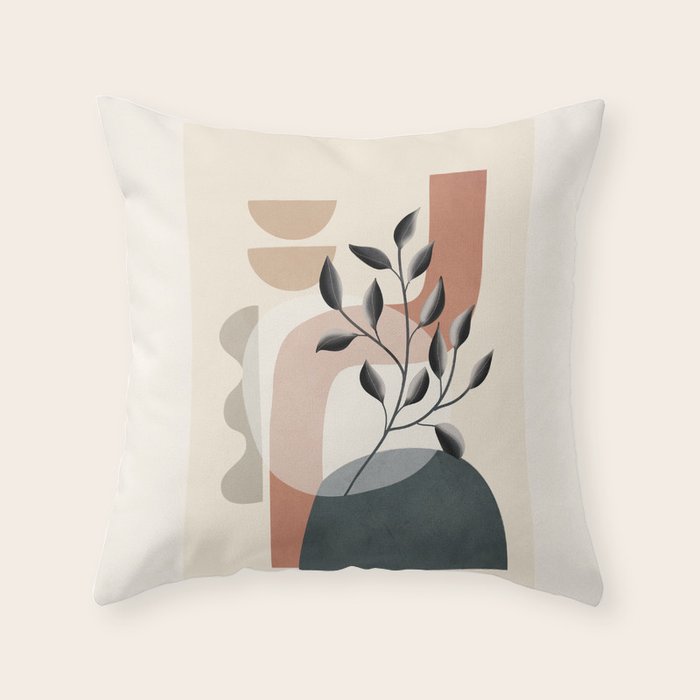 Abstract Nature Moment 3 Throw Pillow Gallery Image 1