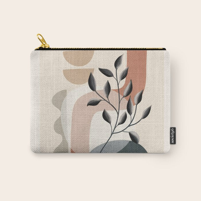 Abstract Nature Moment 3 Carry All Pouch Gallery Image 1