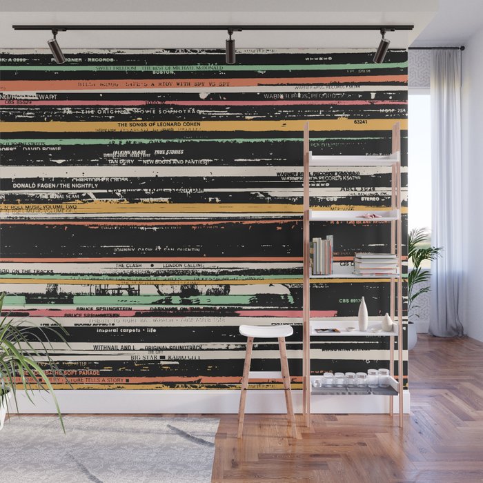Recordsss Wall Mural Gallery Image 1