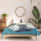 Shiner the Golden Retriever Portrait Comforter Gallery Image 3