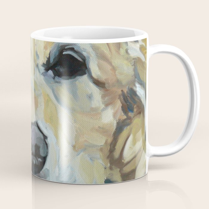 Shiner the Golden Retriever Portrait Coffee Mug Gallery Image 1