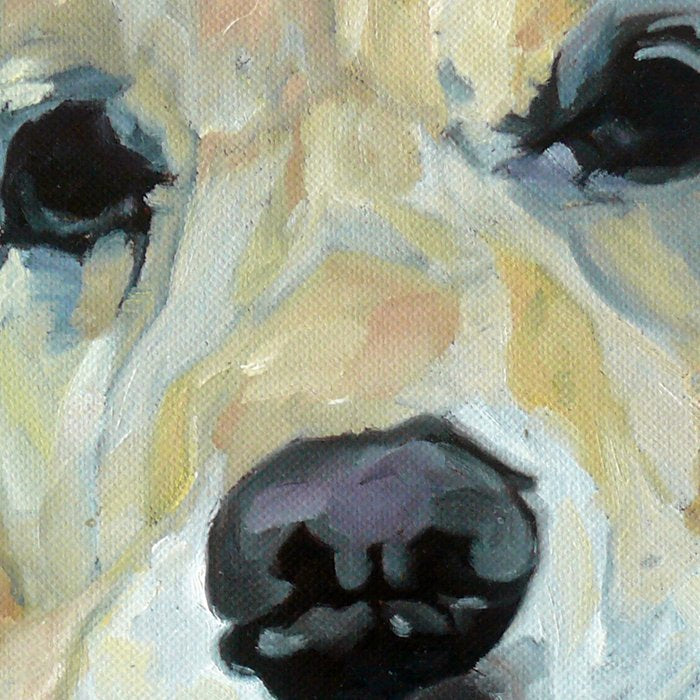 Shiner the Golden Retriever Portrait Coffee Mug Gallery Image 2