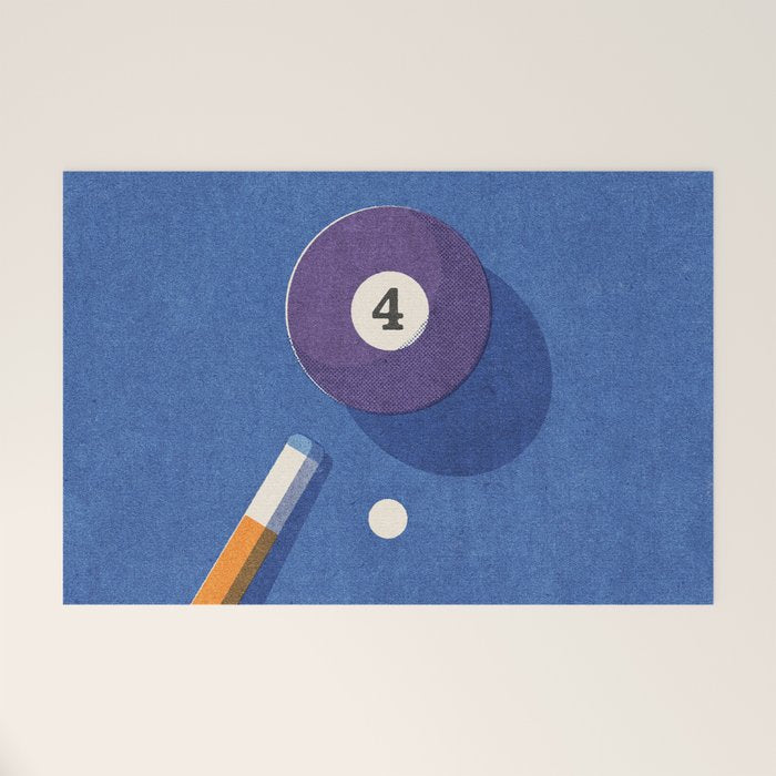 BALLS / Billiards - ball 4 I Welcome Mat Gallery Image 1