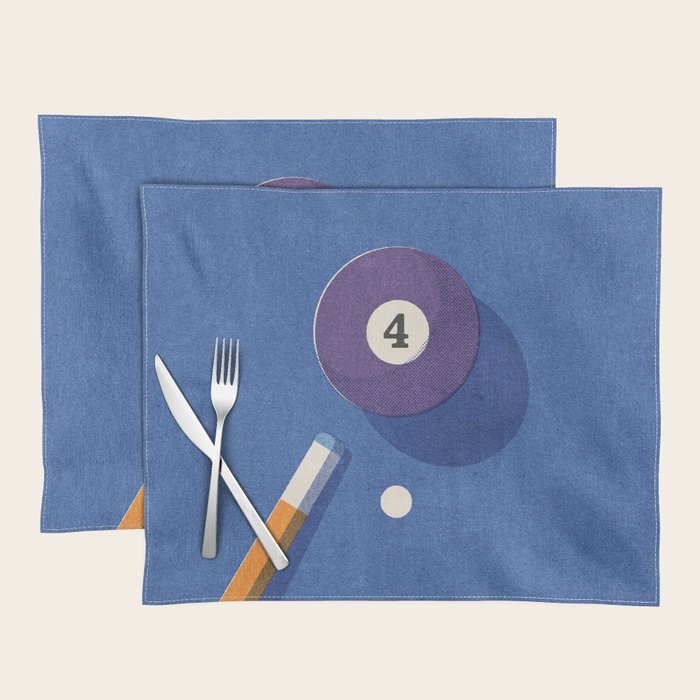 BALLS / Billiards - ball 4 I Placemat Gallery Image 1