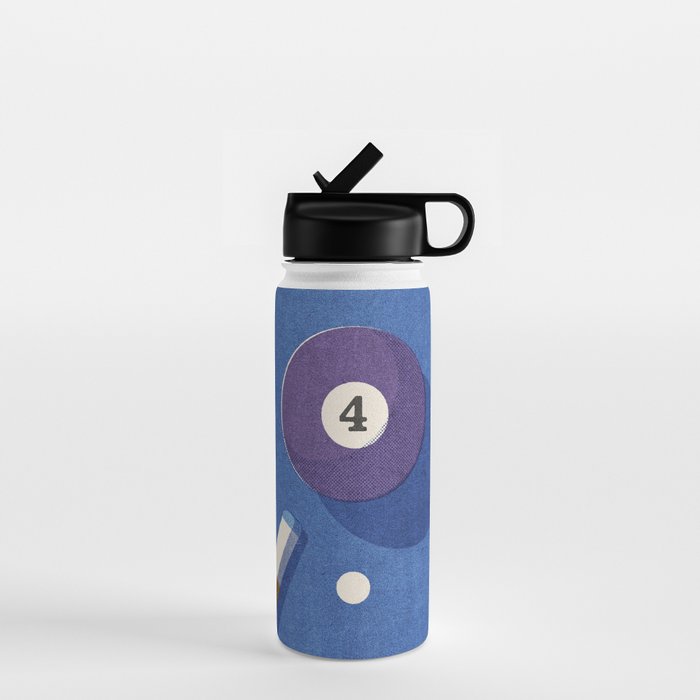 BALLS / Billiards - ball 4 I Water Bottle Gallery Image 1