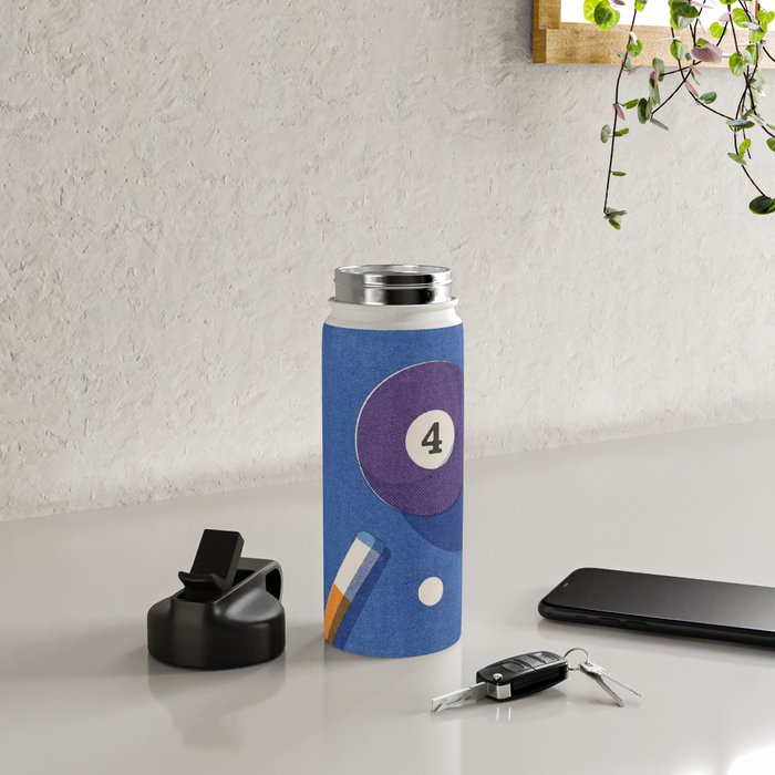 BALLS / Billiards - ball 4 I Water Bottle Gallery Image 4