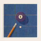 BALLS / Billiards - ball 4 I Wood Wall Art Gallery Image 1