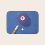 BALLS / Billiards - ball 4 I Bath Mat Gallery Image 1