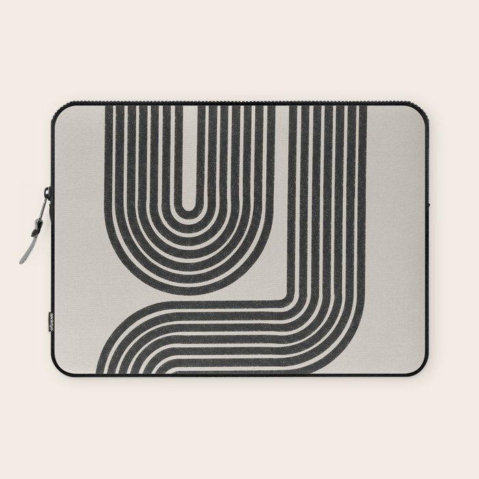 Mid Century Modern Line Laptop Sleeve Gallery Image 1