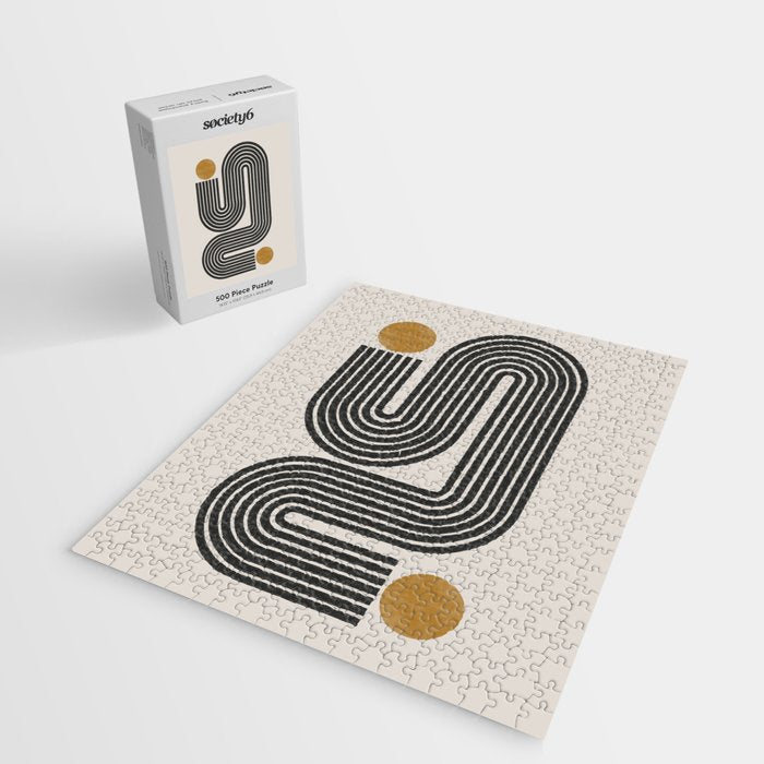 Mid Century Modern Line Jigsaw Puzzle Gallery Image 2