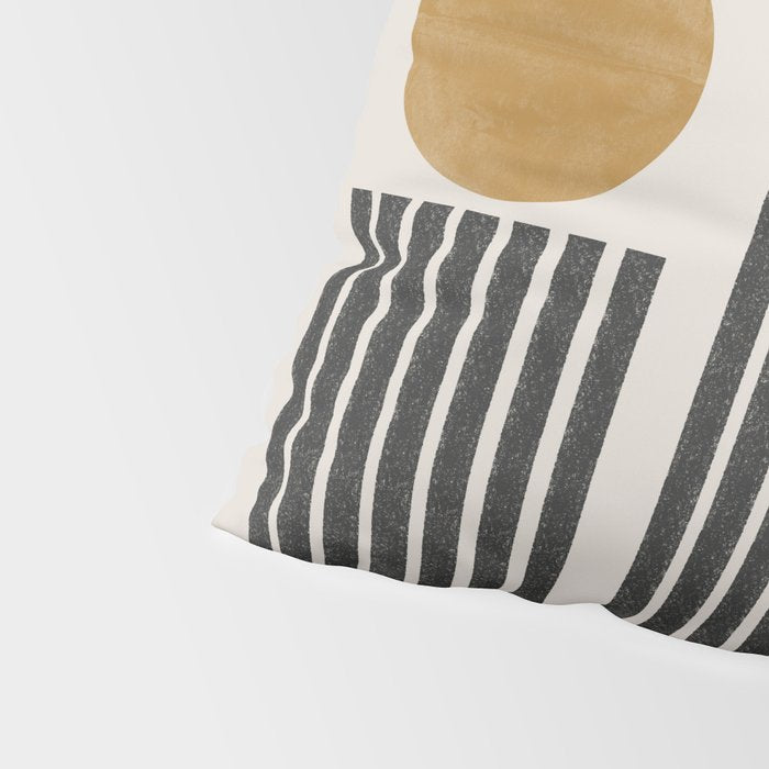 Mid Century Modern Line Pillow Sham Gallery Image 4