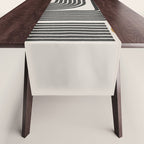 Mid Century Modern Line Table Runner Gallery Image 1