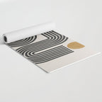 Mid Century Modern Line Yoga Mat Gallery Image 2