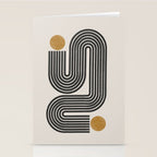 Mid Century Modern Line Stationery Card Gallery Image 2