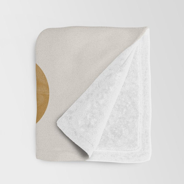Mid Century Modern Line Throw Blanket Gallery Image 3