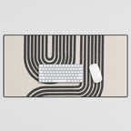 Mid Century Modern Line Desk Mat Gallery Image 1