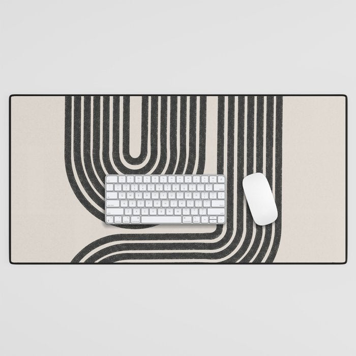 Mid Century Modern Line Desk Mat Gallery Image 1