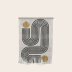 Mid Century Modern Line Wall Hanging Gallery Image 1