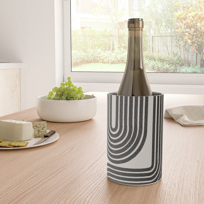 Mid Century Modern Line Wine Chiller Gallery Image 4