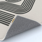 Mid Century Modern Line Rug Gallery Image 4