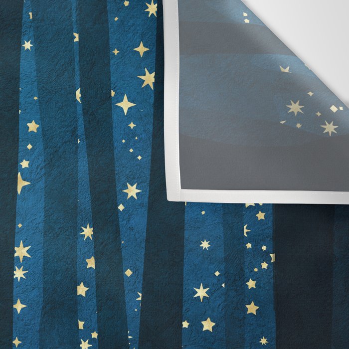 Midnight Mushrooms Wall Tapestry Gallery Image 3