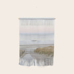 Beach Walk At Sunrise Photo | Dutch Coast Travel Photography Art Print | Egmond Aan Zee Holland In Pastel Colors Wall Hanging Gallery Image 1