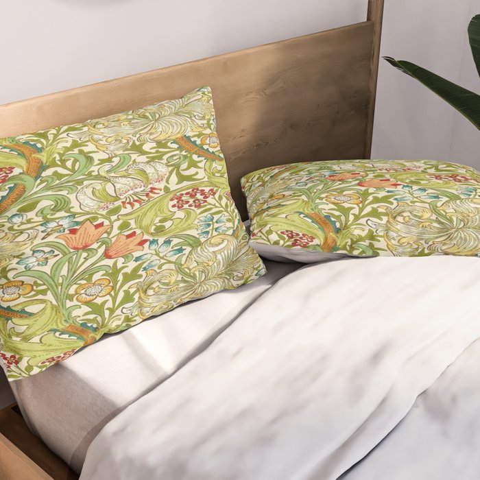 William Morris honeysucklea Pillow Sham Gallery Image 2