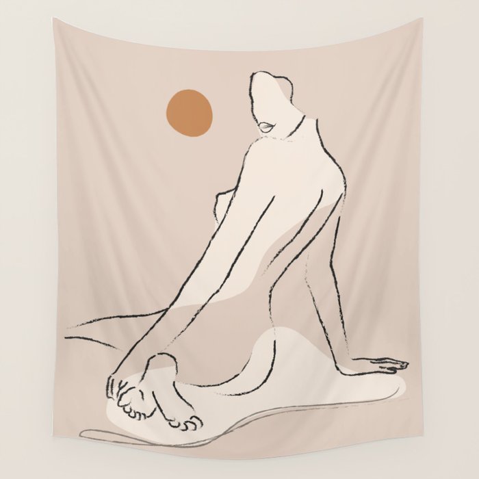 Nude 2 Wall Tapestry Gallery Image 4