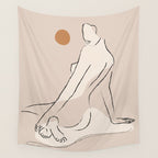 Nude 2 Wall Tapestry Gallery Image 4