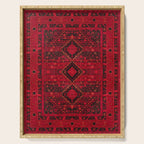 Scarlet Elegance: Oriental Moroccan & Ottoman Artistry Serving Tray Gallery Image 1