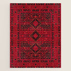 Scarlet Elegance: Oriental Moroccan & Ottoman Artistry Jigsaw Puzzle Gallery Image 1