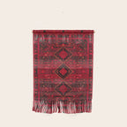 Scarlet Elegance: Oriental Moroccan & Ottoman Artistry Wall Hanging Gallery Image 1