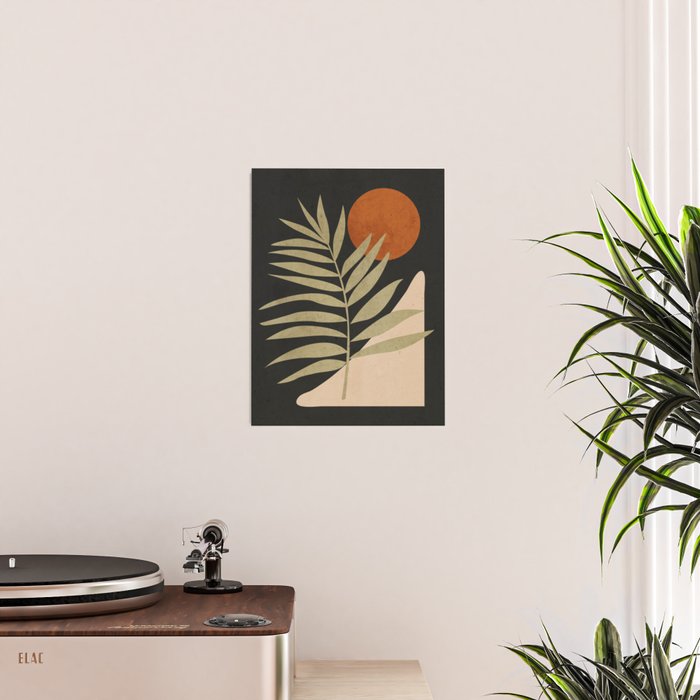 Tropical Leaf- Abstract Art 9/1 Poster Gallery Image 2