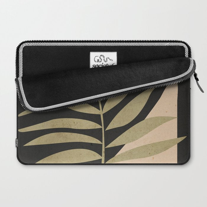 Tropical Leaf- Abstract Art 9/1 Laptop Sleeve Gallery Image 2