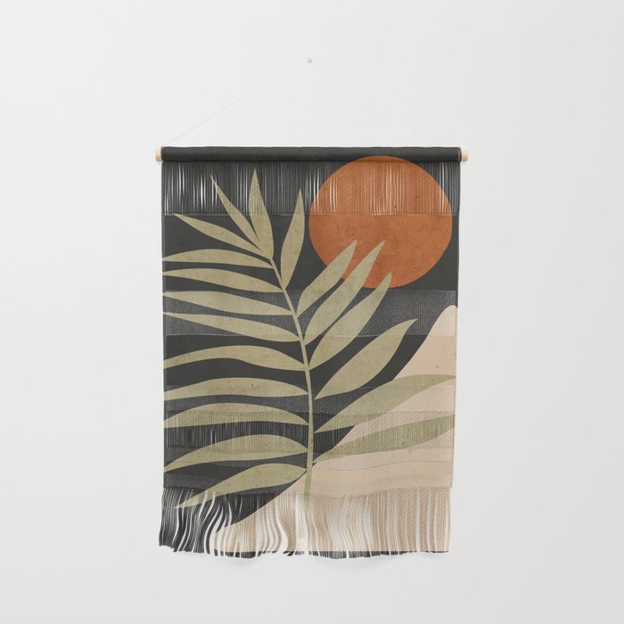 Tropical Leaf- Abstract Art 9/1 Wall Hanging Gallery Image 1