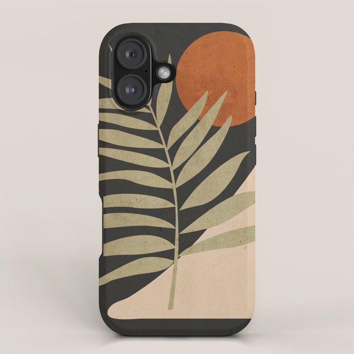 Tropical Leaf- Abstract Art 9/1 iPhone Case Gallery Image 1