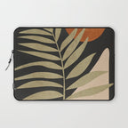 Tropical Leaf- Abstract Art 9/1 Laptop Sleeve Gallery Image 1
