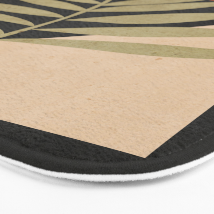 Tropical Leaf- Abstract Art 9/1 Bath Mat Gallery Image 3
