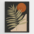 Tropical Leaf- Abstract Art 9/1 Jigsaw Puzzle Gallery Image 1