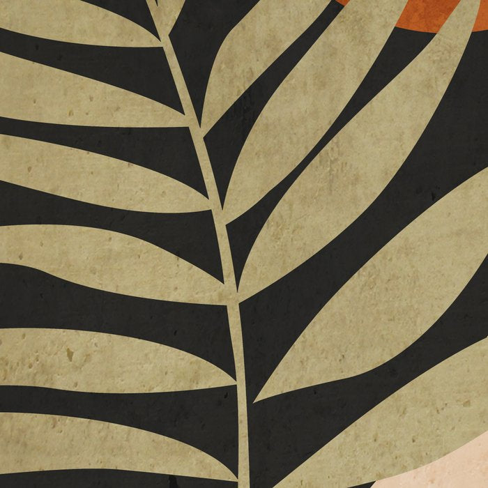 Tropical Leaf- Abstract Art 9/1 Coffee Mug Gallery Image 2