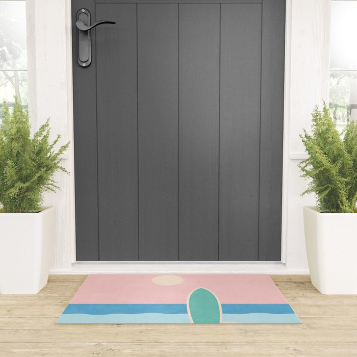 LANDSHAPES - Beach - day Welcome Mat Gallery Image 3