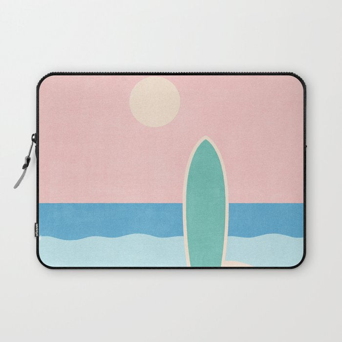 LANDSHAPES - Beach - day Laptop Sleeve Gallery Image 1