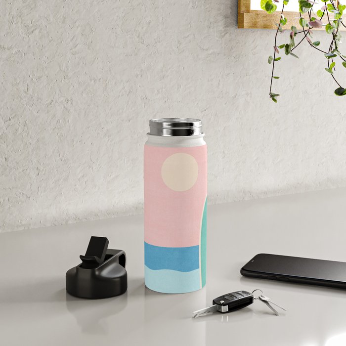 LANDSHAPES - Beach - day Water Bottle Gallery Image 4