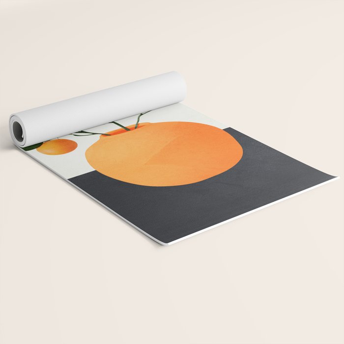  Orange Tree Branch in a Vase 02 Yoga Mat Gallery Image 2