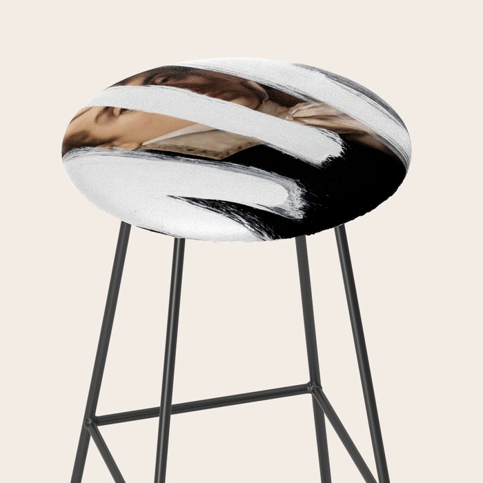 Brutalized Portrait of a Gentleman 2 Stool Gallery Image 2