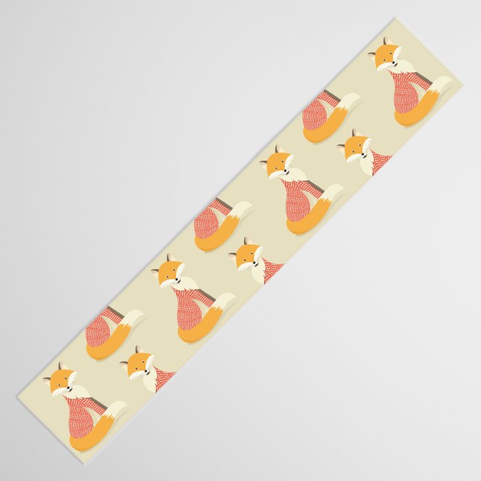 Whimsical Red Fox Table Runner Gallery Image 3