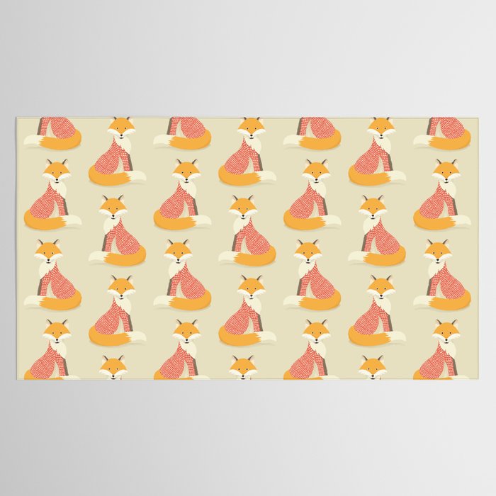 Whimsical Red Fox Tablecloth Gallery Image 2