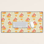 Whimsical Red Fox Desk Mat Gallery Image 1